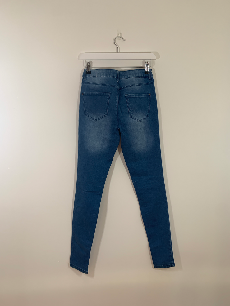 Blue Super Skinny Jeans (Size 8)