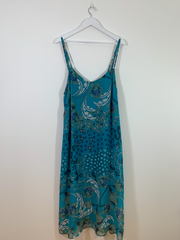 Patterned Strappy Dress (Size 20)