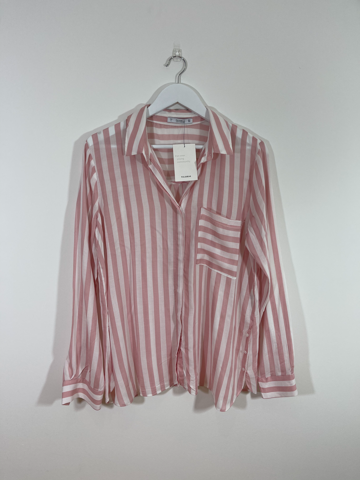 Pink Stripe Shirt (Large)