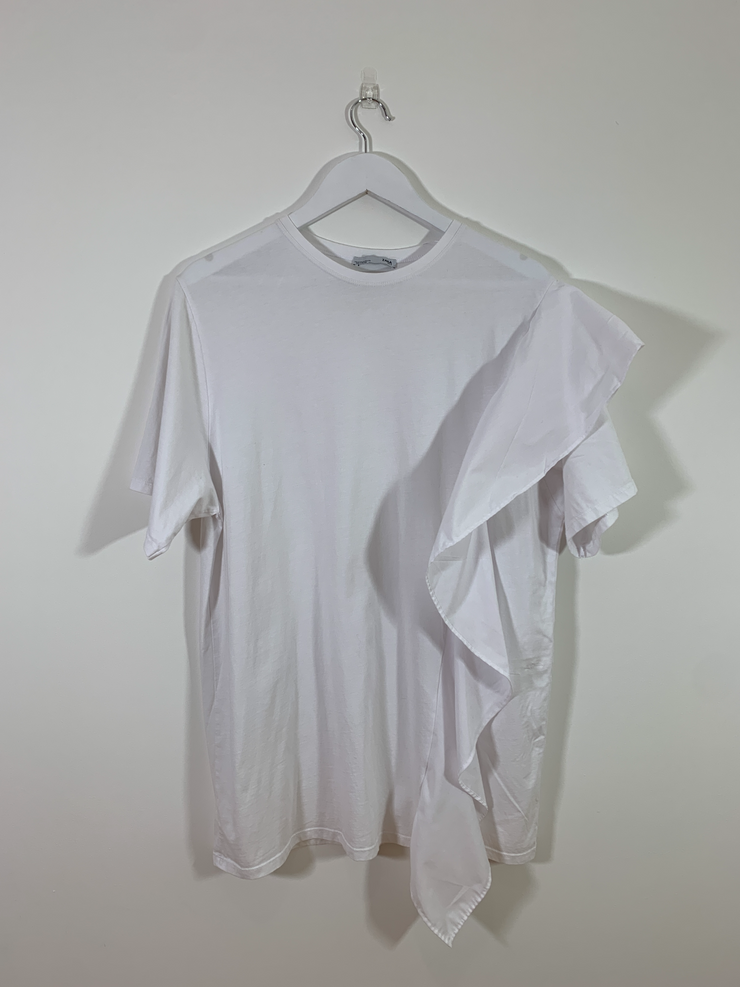 White Ruffle Top (Medium)