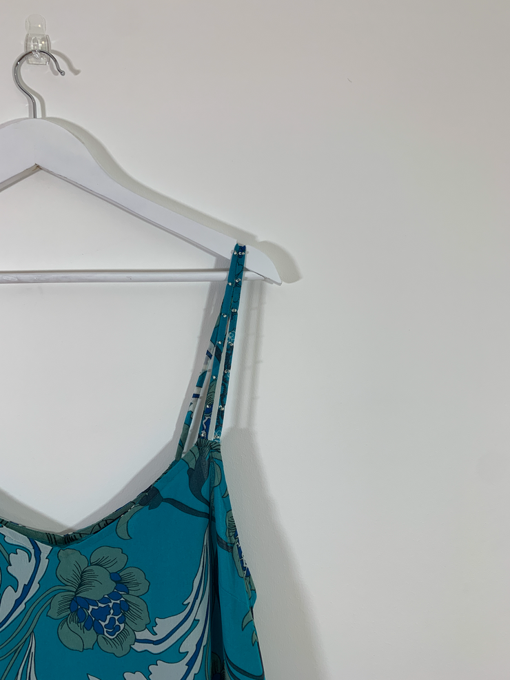 Patterned Strappy Dress (Size 20)