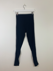 Black Leggings with Cut Out Detail (Size 6)