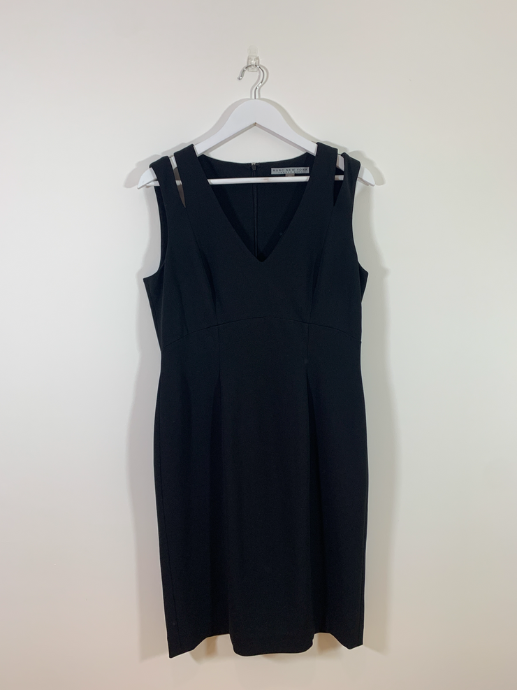 Black Knee Length Dress (Size 12)