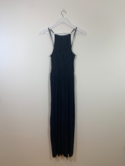Black Plisse Jumpsuit (Size 6)