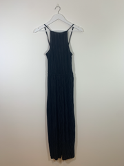 Black Plisse Jumpsuit (Size 6)