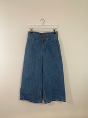 Ultra High-Rise Culotte Jeans (Medium)