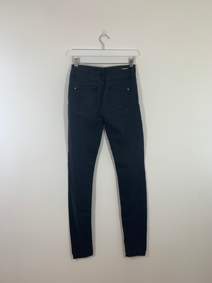 Super Skinny Washed Black Jeans (Size 6)