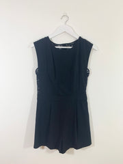 Black Lace Playsuit (Small)