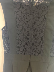 Black Lace Playsuit (Small)