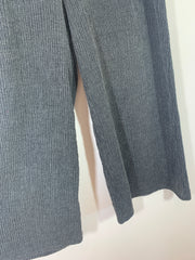 Grey Jersey Plisse Trousers (Size 12)