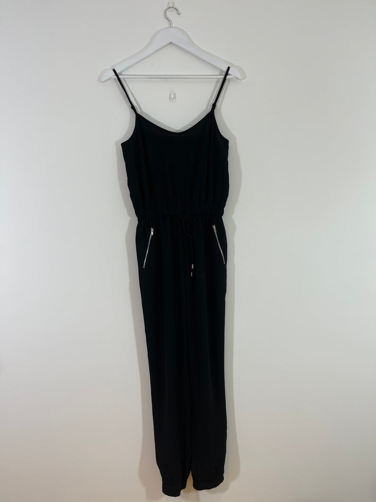Black Strappy Jumpsuit (Size 8)