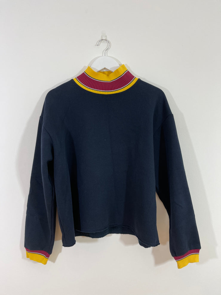 Blue High Neck Jumper (Large)