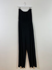 Black Jersey Bardot Jumpsuit (Size 16)