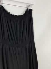 Black Jersey Bardot Jumpsuit (Size 16)