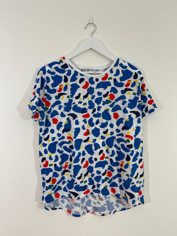Colourful Print T-Shirt (Large)