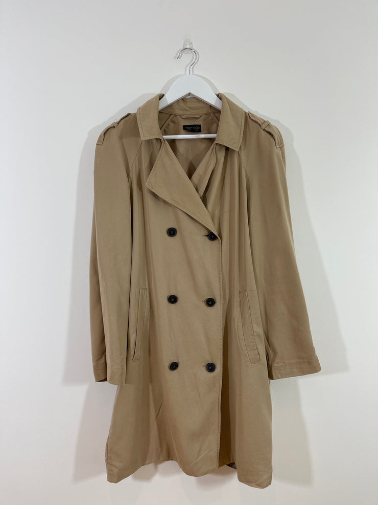 Tan Trench Coat (Size 12)