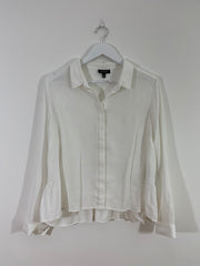 White Blouse with Frill Bottom (Size 16)