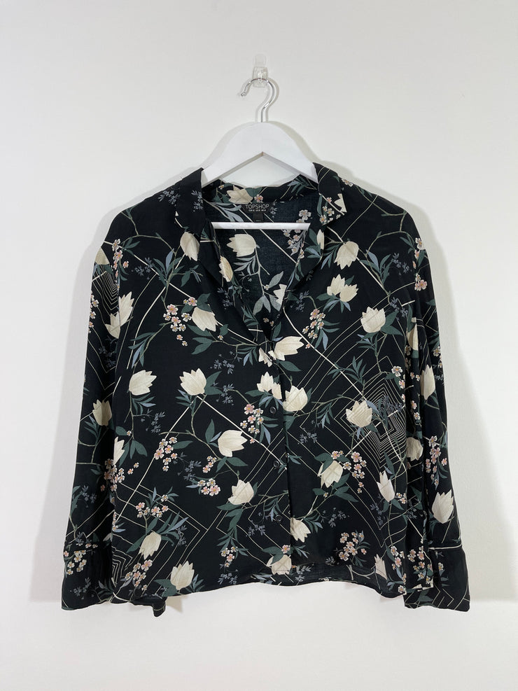 Pyjama Style Shirt (Size 14)