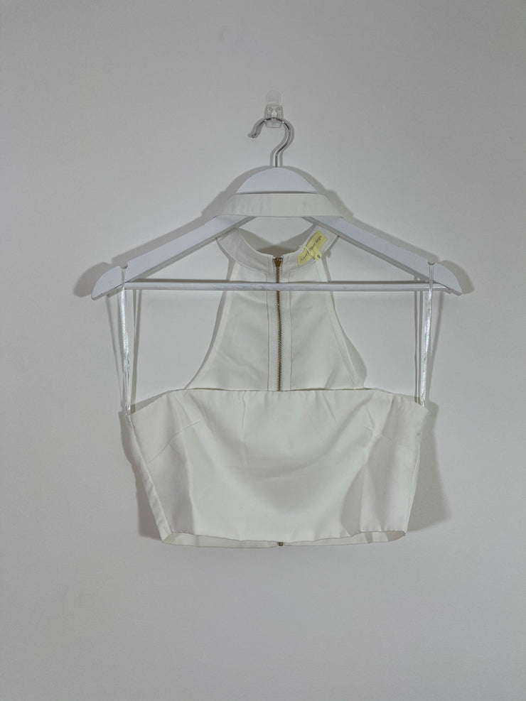 White Choker Bandeau Top (Multiple Sizes)