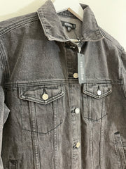 Black Denim Jacket (Size 8)