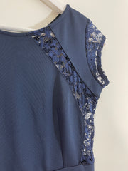 Blue Lace Dress (Medium)