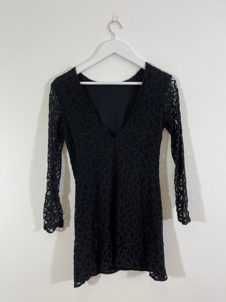 Lace Long Sleeve Dress (Small)
