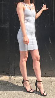 Grey Bandage Dress (Multiple Sizes)