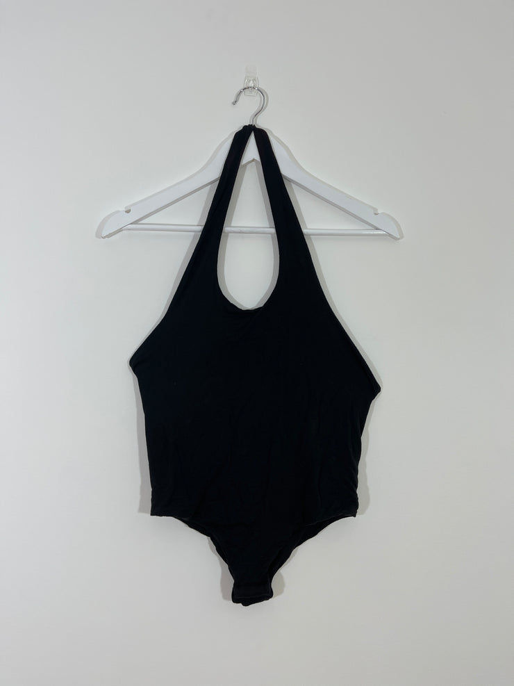 Black Halter Neck Bodysuit (Small/Medium)