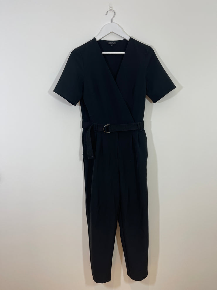 Black Belted Jumpsuit (Size 12)
