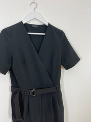 Black Belted Jumpsuit (Size 12)