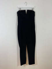 Embellished Black Jumpsuit (Size 12)