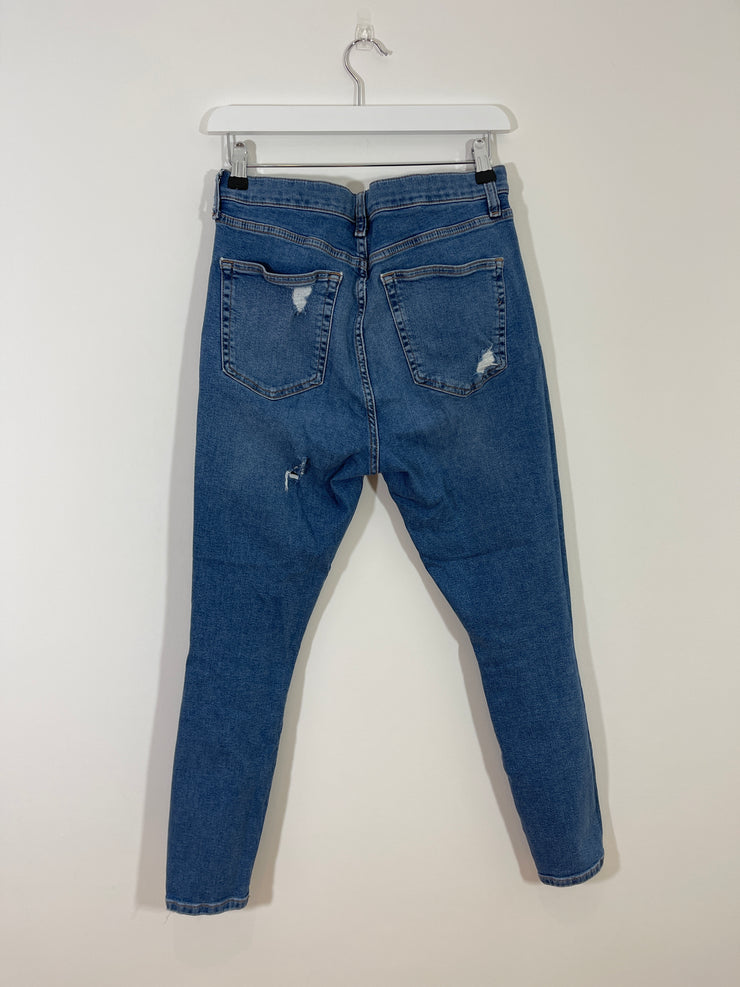 Blue Ripped Jeans (W32L30)