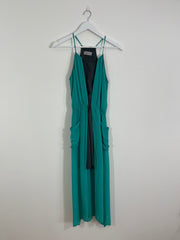 Green and Grey Dress (Size 10)