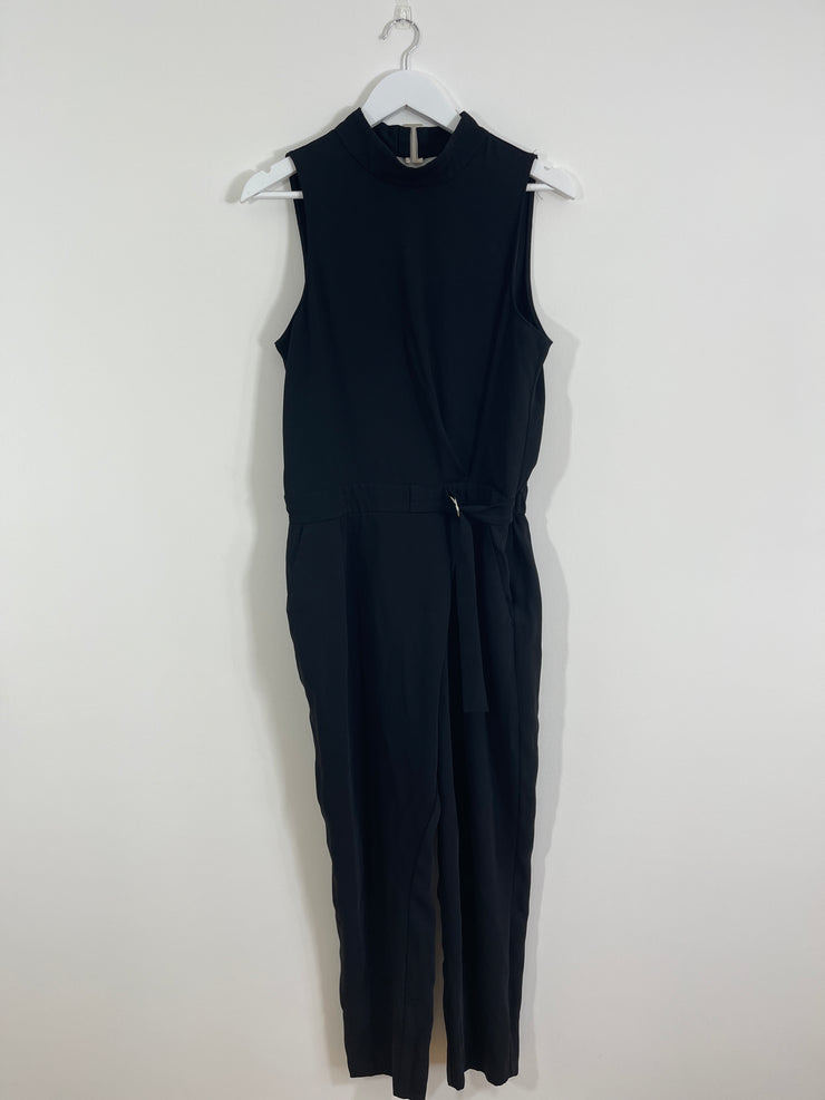 Black Open Back Jumpsuit (Size 14)