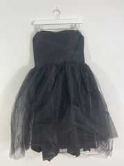 Hell Bunny Black Vixen Tulle Dress (Large)