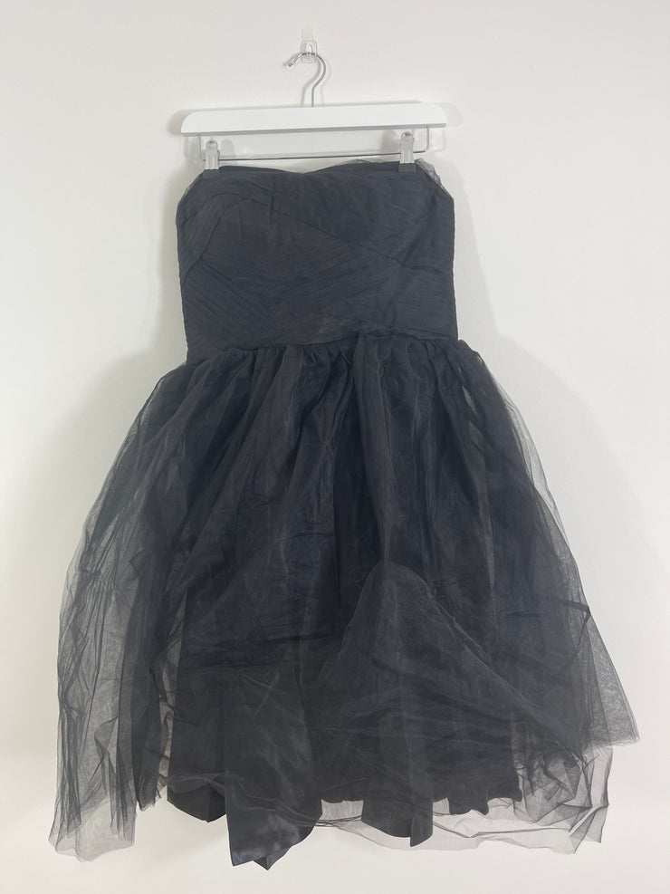 Hell Bunny Black Vixen Tulle Dress (Large)