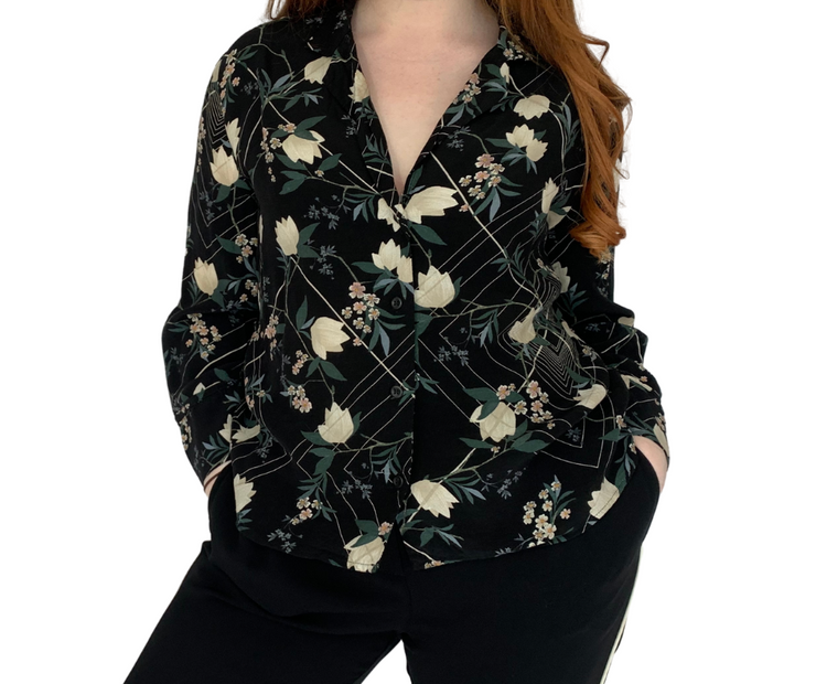 Pyjama Style Shirt (Size 14)
