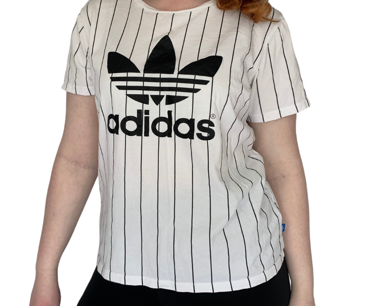 Adidas Stripe T-Shirt (Size 12) – SHOP CIRC