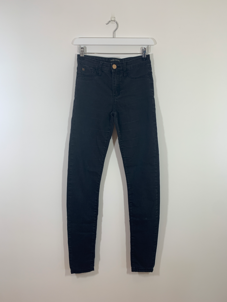 Super Skinny Washed Black Jeans (Size 6)