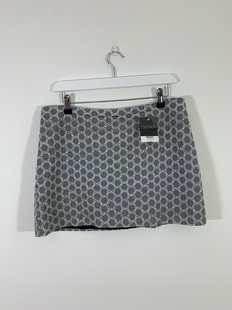 Daisy Print Mini Skirt (Size 12)