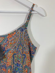 Multicoloured Patterned Playsuit (Size 6)